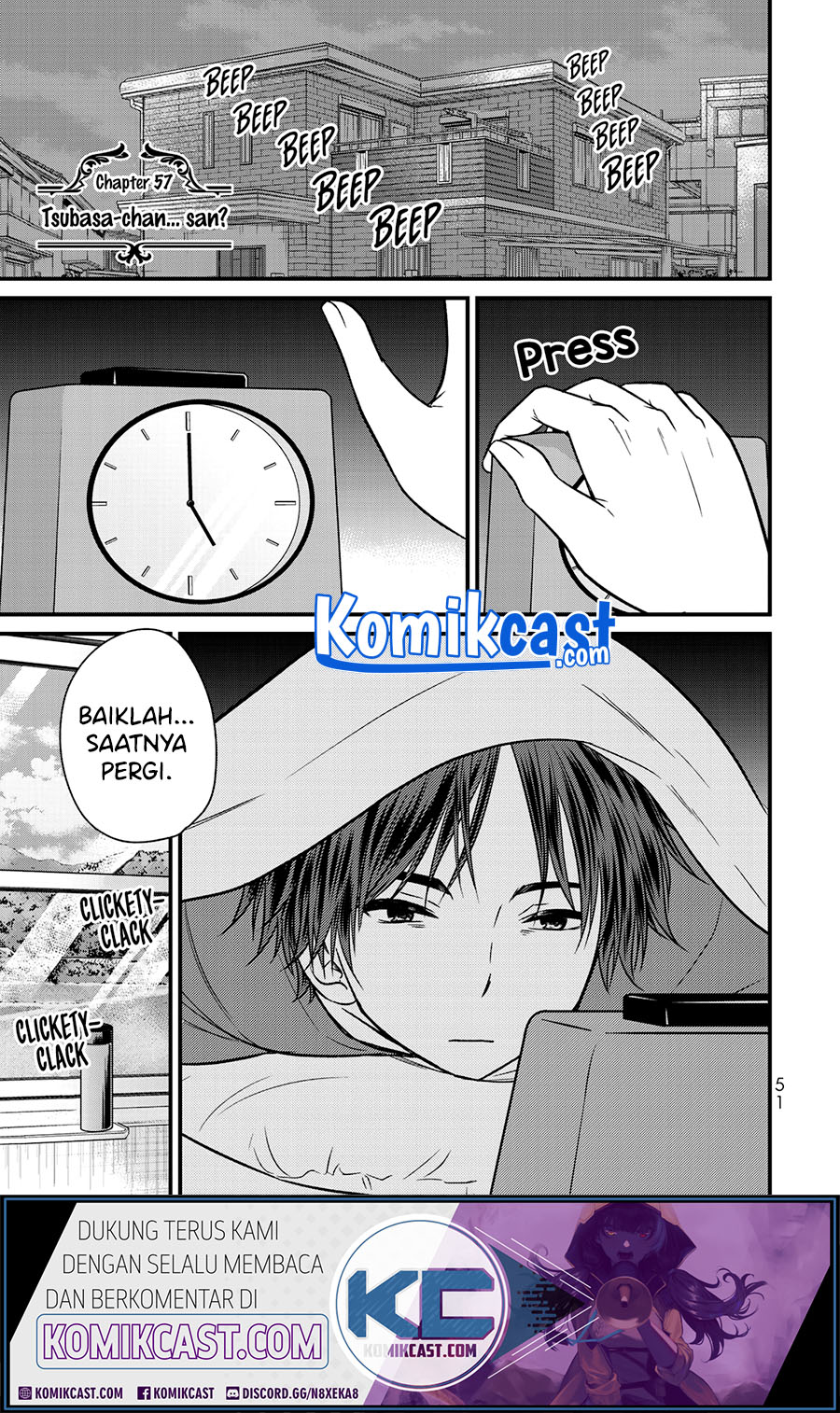 Ojou-sama no Shimobe Chapter 57 Bahasa Indonesia